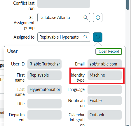 A ServiceNow view of the hyper automation module